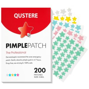 Limited time deal -44% off Pimple Patches for Face, Hydrocolloid Acne Patches, Cute Star Zit Covers Salicylic Acid & Cica Oil