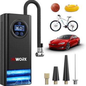 Big offer -60% off Air Compressor, Tire Inflator Portable Air Pump 150 PSI for Car Tires Bikes Balls Balloons