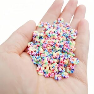 -80% off 1150Pcs Clay Beads Flat Round Polymer Clay Rainbow Beads Bulk for DIY Jewelry Handmade Heishi Beads Craft Making Bracelet Necklace Earring (6mm/0.24in)
